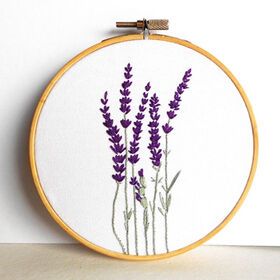 Custom Embroidery Starter Kit with Pattern Handmade Needlework Sewing Craft Cross Stitch Kit