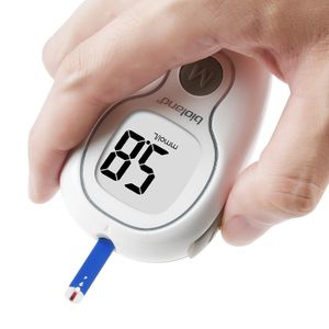 digital with large screen G-425-3 blood glucose meter with blood test strips for hospital and family