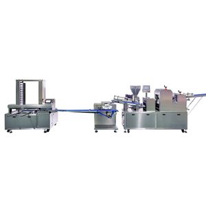 Cob loaf bap making machine Pie Round bread production line with Rounder cut machine