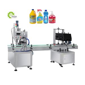 ZXSMART Multi-function Daily Chemical Products Liquid Detergent Bottle Shampoo Filling And Labeling Machine