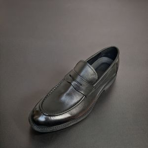 YIHE MD-167 Men's High Top Leather Shoes Pointed English Style Casual Slip-On Anti-Slip Winter Wedding Boots Business Autumn