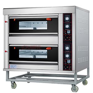 Cheap Price Commercial High Efficiency Bakery Bread Deck Oven Baking Machine Hot Air Pizza Oven