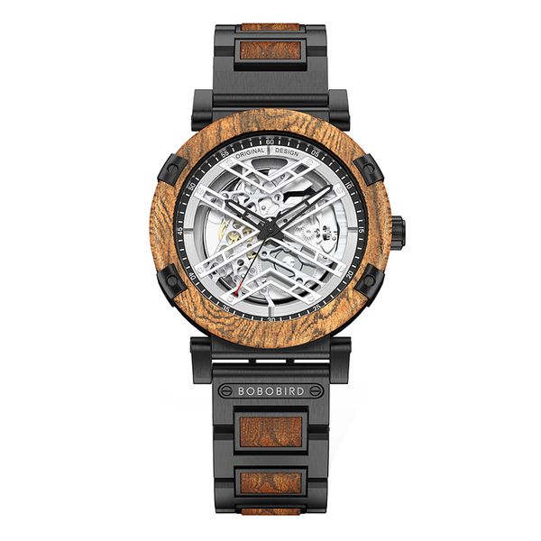 BOBOBIRD personalized own brand  oem logo  custom watch logo chronograph dropshipping wooden watch