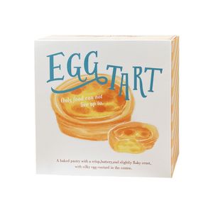Colorful design egg tart packaging paper box sweet donut box packaging