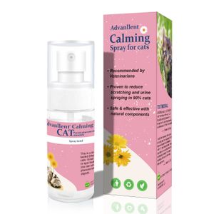 60mL Stress Reducing Formula Cats Calming Spray Reduce Anxiety Reduce Problem Scratching Calming Spray