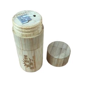 Custom oral care bamboo tube dental floss with logo