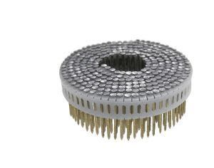 Corus 1-7/8" x .099" Ring Shank Aluminum 0° Plastic Inserted Coil Nails