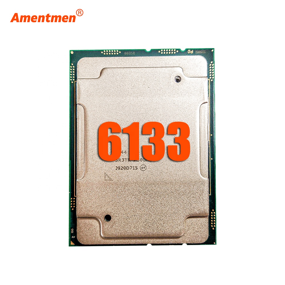 reused Original for Xeon Gold 6133 Processor Server CPU SR3M1 20 Cores 40Thread 27.5M Cache 2.5 GHz Secondhand