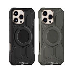 NEW Shockproof Magnetic Phone Case for iPhone 16 Pro Max Mobile Phone Case Cover PC+TPU Anti-fall Back Cover