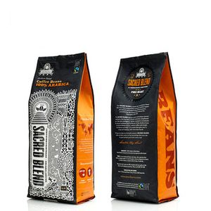 Factory price tea packaging kraft paper bag for coffee 1kg bags materials luxury