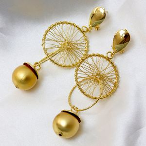 MEIZI  Fine Fashion Earrings for Woman Hoop Pearl Korean Statement Drop 18K Gold Earring Sets Wholesale Bulk Party  Jewelry