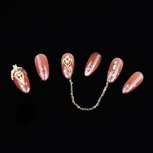 new style Artificial False Nails Full Covered Short Pointed Nail short sharp type nail