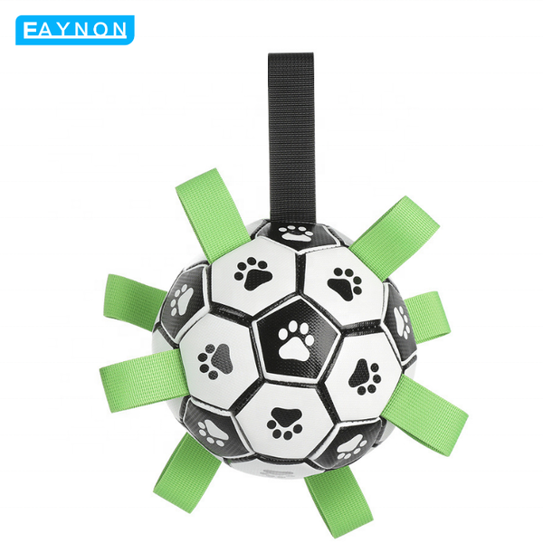 Eaynon Rubber Ball Molar Teeth Resistant Bite Small Large Pet Supplies Dog Training Interactive Football Toys