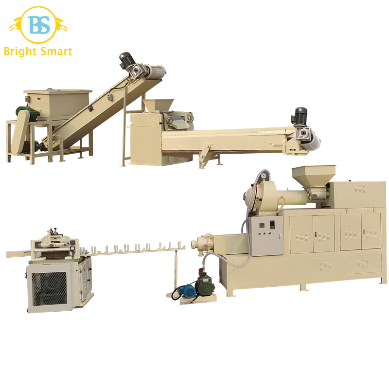 100KG Automatic Laundry and Toilet Soap Making Machine Bath Soaps Stamping and Cutting Production Line Machinery Best Price