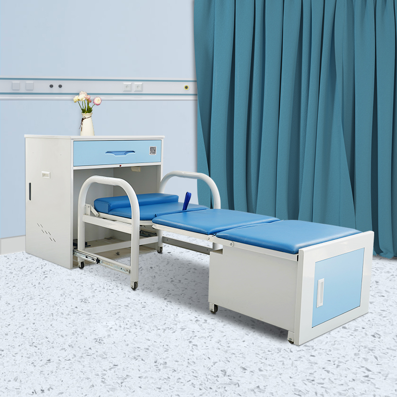 Foldable nursing bed Lunch chair Reclining simple inpatient nursing chair Bed Folding chair