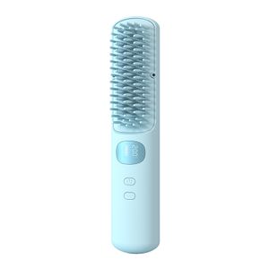 Portable Hair Straightener Cordless with LCD Temperature  with 2 Hair Clips Carrying Pouch 360° Scald Resistant Travel Friendly