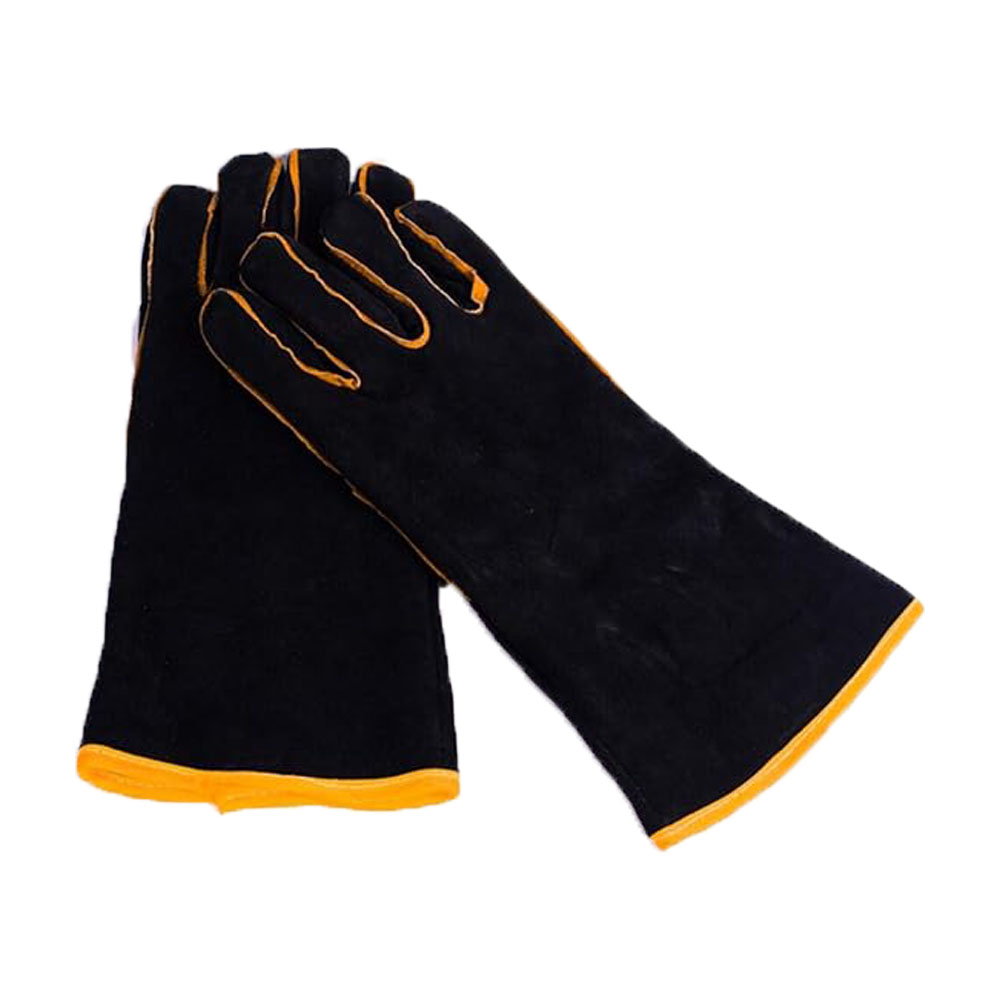 GYM ACTIVE ENTERPRISES Industrial Cowsplit Leather Safety Work Protection gloves For Welding Work
