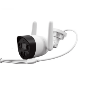 Smart Life App. 2-way Audio Color Night Vision Outdoor WiFi Bullet Camera 1080P 2MP Small Tuya Network Camera