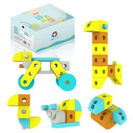 66pcs/set Building Blocks Toy Earlier Learning Educational Toys Vehicle Ship EVA foam Building Block