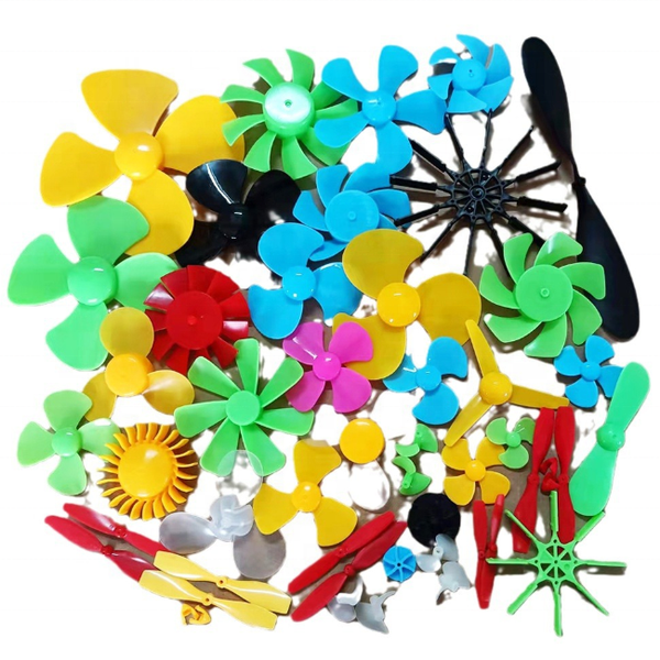 2*80mm Red Yellow Blue Green Pink Black Four-blade Propeller Wind Blade Toy Accessories STEM Toys Ship Boat Plane Airplane Parts