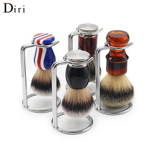 Diri Traditional Barber Simple Shaving Brush Stand Steel Metal Razor Holder For Shaver