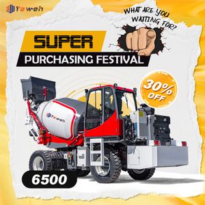 Yaweh Mobile mobile bender for 3m3 self feeding self loading volumetric mini concrete mixer trucks small bag truck