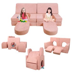 Factory Wear Resistant Scratch Resistant Foam Modular Creative Convertible Kids Explorer Sofa Furniture High-Density Foam Sofa