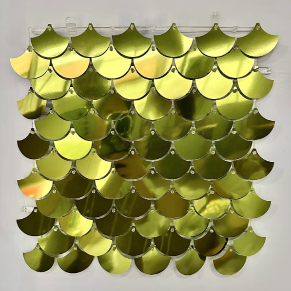 Guangzhou Creative Era Material Co., Ltd Wholesale 3D sequin walls backdrop panel high quality multi color Anti-UV shimmer sequin wall