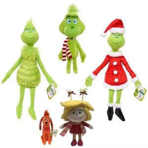 Soft Stuffed Grinch Plush Dolls Kids Christmas Gifts Soft Toys