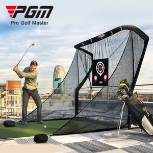 PGM LXW019 Indoor Golf Practice Net Swing Rod Cutting and Bash Cage Training Mat Equipment and Supplies Golf Training Aids