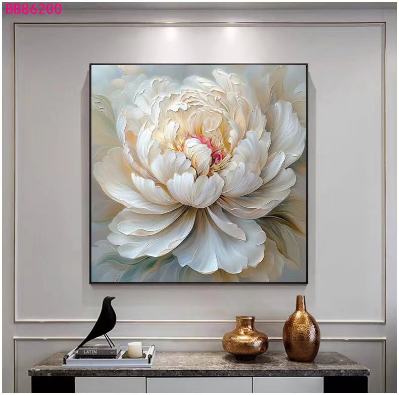 Shenzhen Number Two Crafts Co., Ltd. Wholesale Wall Art home and hotel decoration Custom Design Canvas Prints from Photo Picture Canvas Painting flowers art