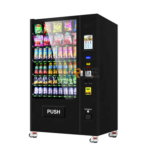 24 hours self-service vender beer vending machine snacks and drinks combo LED light water vending capsule vending machine