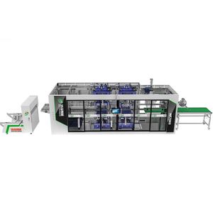 China Manufactures Pvc Plastic Fully Automatic Three-Station Thermoforming Machine