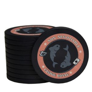 Royal custom no face value Texas constellation ceramic poker chip coin