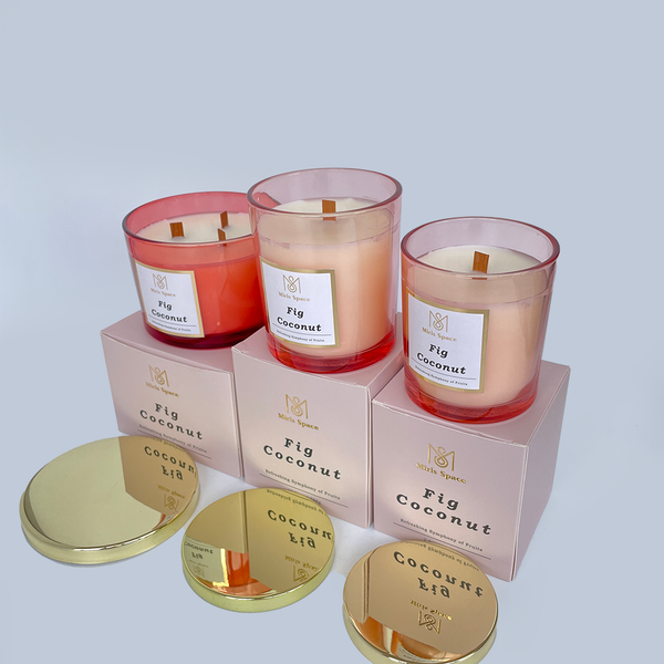 Orange Wick Wood Malone Perfume Cented Organic Handmade Paraffin Scent Fragrant Soja Scented Meditation Natural Malone Jo Candle