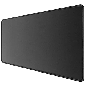 Black large size gaming Mouse pads with Stitched Edges and Non-Slip Rubber Base Waterproof Coating for Gaming Office