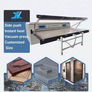 JX AUTO CNC manual side open table pvc film Vacuum Laminator Machine