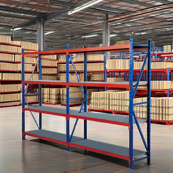Light Duty Boltless Plate Steel Shelf Units Corrosion Protection Storage Rack for Warehouse Racking Carton Packing
