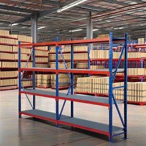 Light Duty Boltless Plate Steel Shelf Units Corrosion Protection Storage Rack for Warehouse Racking Carton Packing