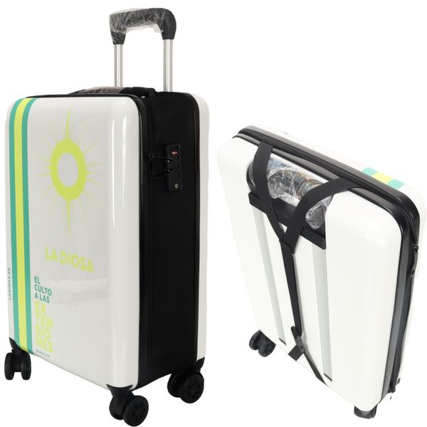 Customized Foldable ABS/PC Luggage Expandable Flat Travel Suitcase Tsa Lock