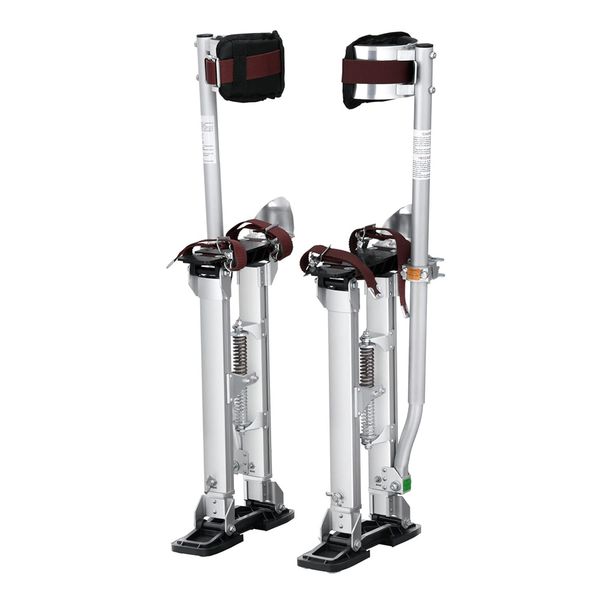 Durable Aluminum Drywall Stilts Height Adjustable 48 to 64 Inch Lifts Tool for Sheetrock Painting Plastering or Cleaning