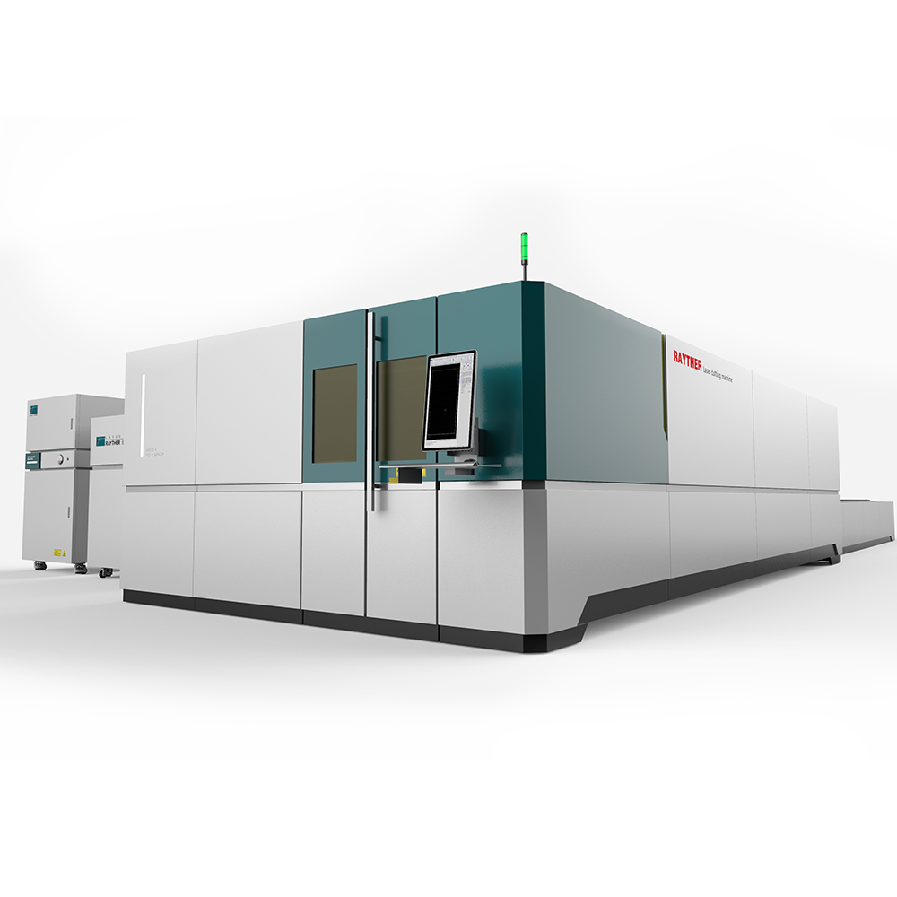 Industrial Enclosed Laser Cutter For Sheet Metal Aluminum Plate Steel Exchange Table 1500w-12000w
