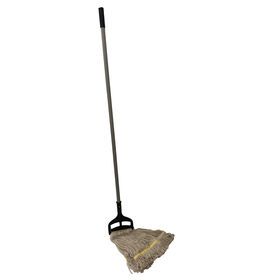 Loop-End String Mop, Heavy Duty Commercial Industrial Mop with Extra Mop Head Replacement, 59 inch Handle for Floor Cleaning