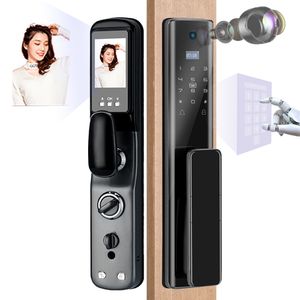 Elock ES261C electronic Tuya Camera Lock luxury chapa inteligente interior main door Tuya wifi app smartlocks smart doorlock