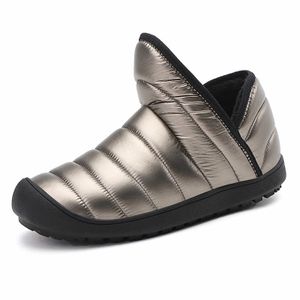 New Design Winter Large Size Warm Thickened Couple Bread Cotton Shoes Light Weighted Soft Comfortable Outdoor Men Snow Boots