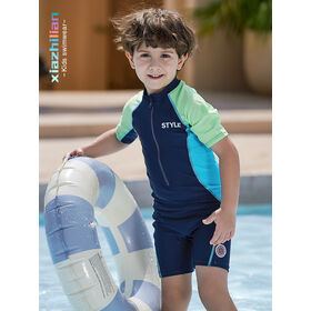 OKEO-TEXT Factory quick drying one piece swimsuit for boys sun surfing Suit Children's swimsuits boys baby swimsuits child