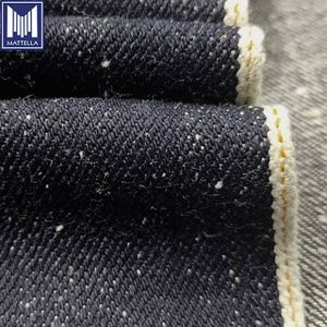 self edge yellow line raw vintage men jeans 100% cotton 15oz heavy weight japanese pearl snow neppy selvedge denim fabric