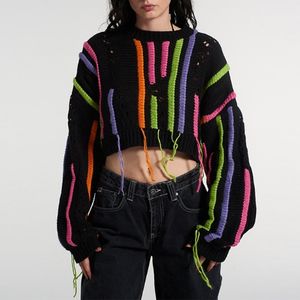 Kiteng USA 2024 High Quality Y2K popular women's clothing  Assorted fringe casual sweater women's sweater Custom Order Small MOQ