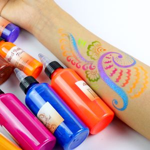Water Proof Temporary Airbrush Tattoo Body Tattoo Paints with Vivid Colors