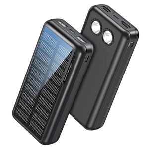 Innovative Novelties Accept OEM Logo Brand Fast Charging Portable Solar Panel Charger Banks Wireless Solar Power Bank 20000Mah